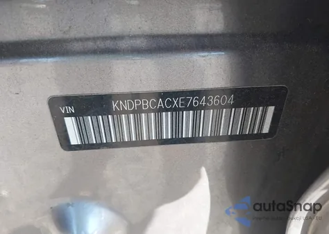 2014 Kia Sportage Lx from USA, damaged, VIN KNDPBCACXE7643604